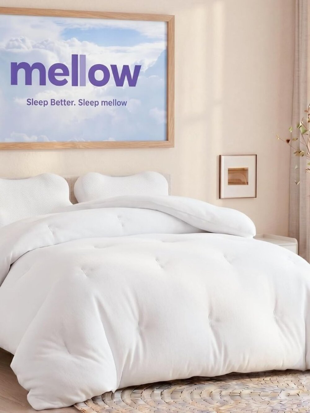 NEW King / Cal King White Extra-Fluffy Down-Alternative Comforter Duvet Insert